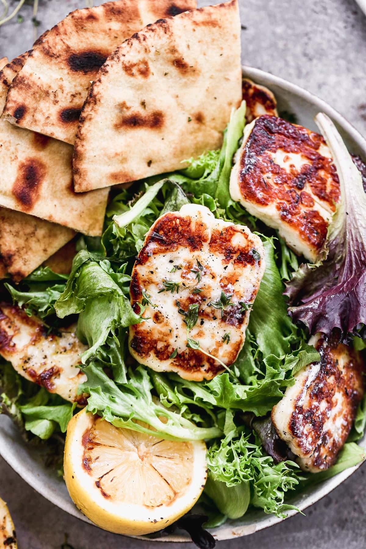Grillitud halloumi juust