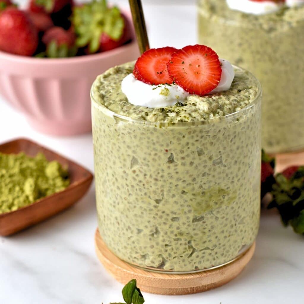 Matcha Chia puding