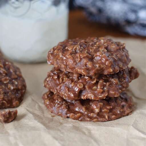 No Bake Chocolate Chip Kaerahelbeküpsised